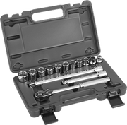 McMaster 5880A25 Economy 12-Point Socket Set, 1/2" Square Drive, 14 Pieces