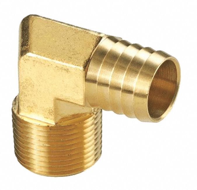 Dixon 1291616C Barbed Hose Fitting, For 1 in Hose I.D., Hose Barb x NPT Threaded, Hex, Rigid