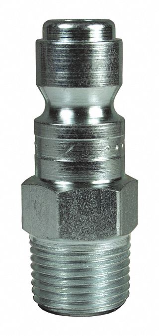 Dixon Valve & Coupling DCP21 Industrial Male Plug, 1/4 in, Steel, Quick Connect