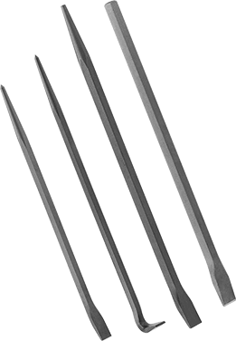 McMaster 5958A71 Pry Bar Set 4 Pieces