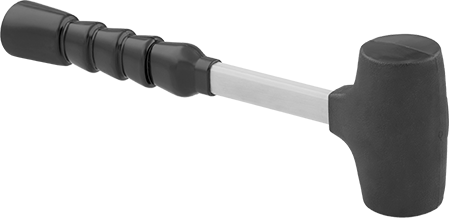 McMaster 5969A13 Dead Blow Mallet PVC Plastic Face, Fiberglass Handle, 2-3/4 lbs.