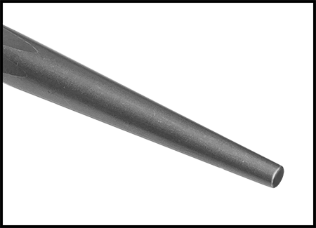 McMaster 5987A3 Pry Bar Gooseneck Wedge x Straight Point End, 6" Overall Length
