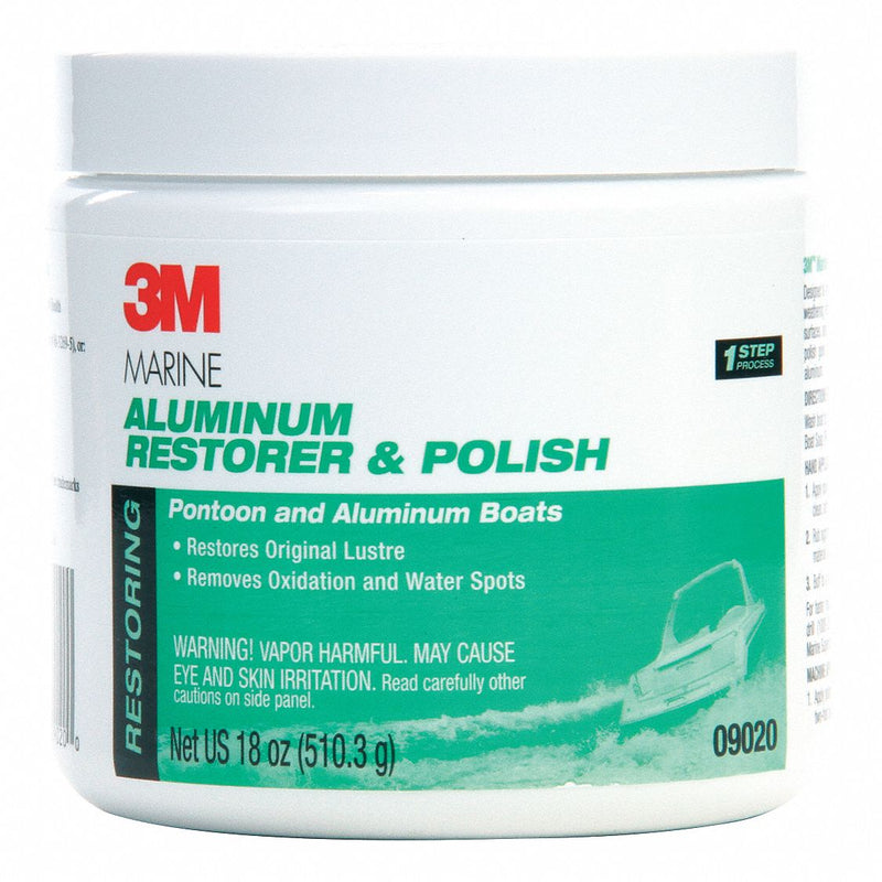 3M 09020 Aluminum Restorer and Polish, 18 oz, PK6