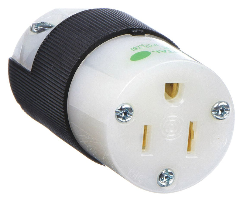 Hubbell HBL8219C Hospital Grade Connector 5-15R 125V 15A