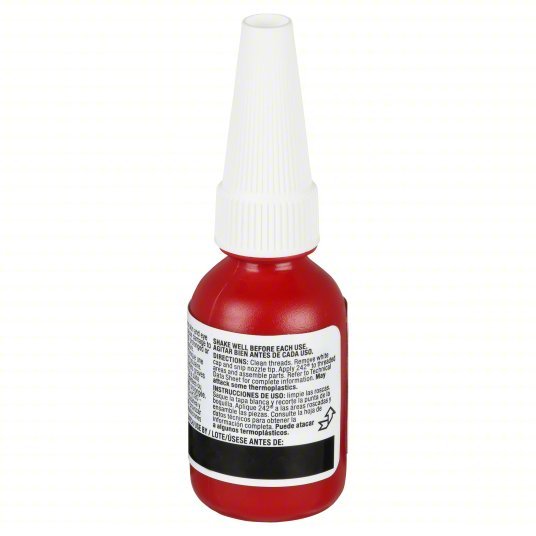 Loctite 135354 Medium-Strength Threadlocker 242, Blue, 0.34 fl oz, Bottle, 1 EA, Blue – Medium Strength