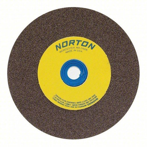 Norton 66252836133 Straight Grinding Wheel Type 1, 6 in x 1/2 in x 1 in, Aluminum Oxide, 100/120 Grit