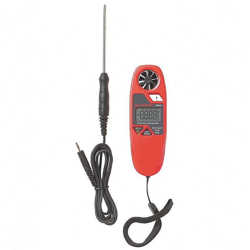 Amprobe TMA5 Anemometer with Humidity, 60 to 3937 fpm