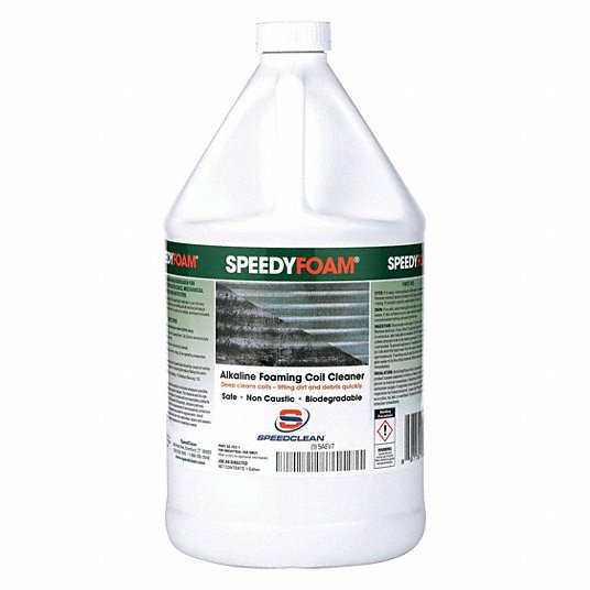 Diversitech Speedclean SC-FCC-1 Coil Cleaner SpeedyFoam, 1 gal, Jug, Alkaline, Purple, Not Food Safe, Biodegradable