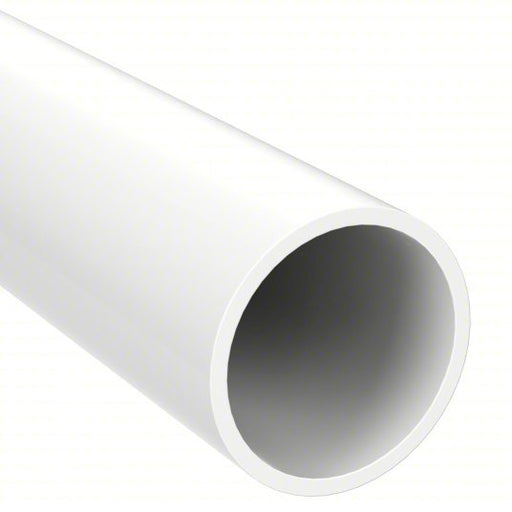 GF Piping H0400200PW1000 Pipe PVC, ChlorFIT, 2 in Nominal Pipe Size, 10 ft Overall Lg, Unthreaded, White