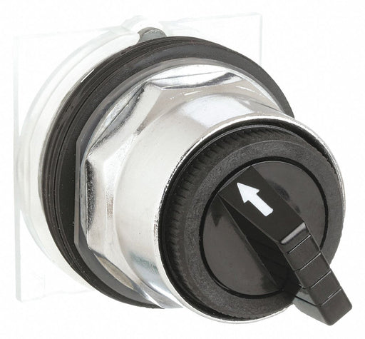 Schneider 9001KS11B Short-Handled Selector Switch, 30 mm Panel Mount Size, 2 Positions, E Cam