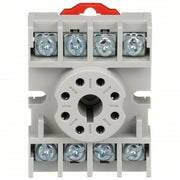 Schneider 8501NR51 Relay Socket 15 A Rating, DIN - Rail & Surface Socket Mounting, 8 Pins, A Socket, Std - Redwood.KV5B586
