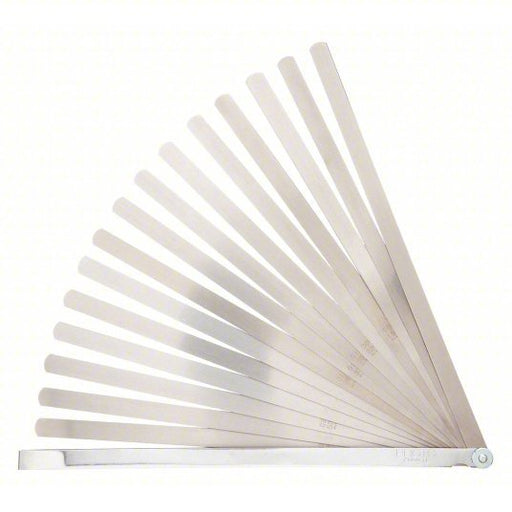 Proto J000TL Long-Blade Feeler Gauge Set Inch, 25 Feeler Blades, 0.0015 in to 0.04 in Thick Range - Redwood.KV5C589