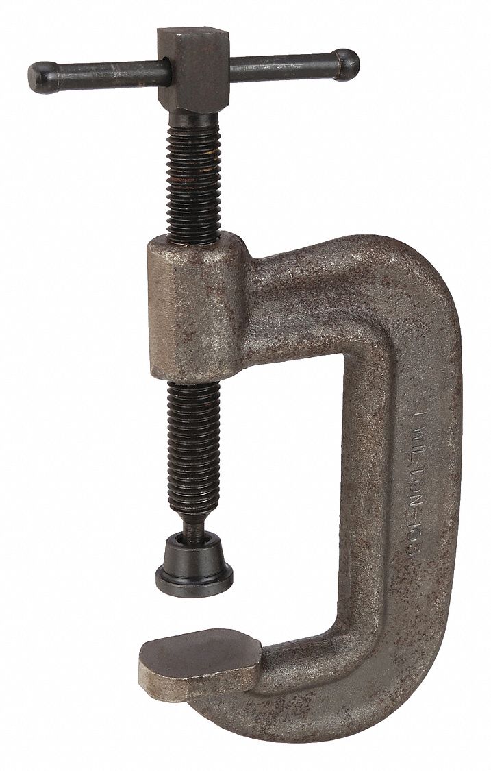 Wilton 103 C-Clamp, 3 in, Steel, Extra Heavy Duty, 8750 lb