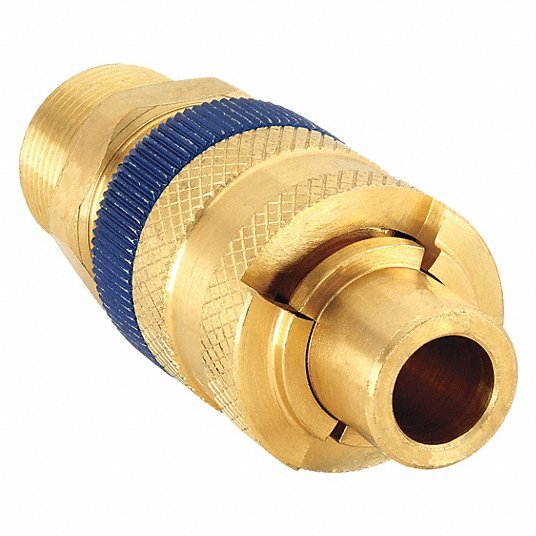 Dixon N4M6-B-LS Quick Connect Hose Coupling 1/2 in Body Size, 3/4 in Hose Fitting Size, MNPT