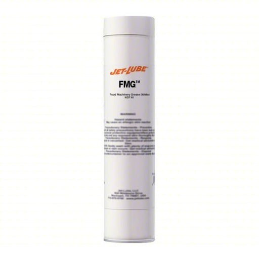 Jet-Lube 30150 Machinery Grease FMG, 14 oz, Cartridge, H1 Food Grade, NLGI 2, Aluminum Complex Thickener