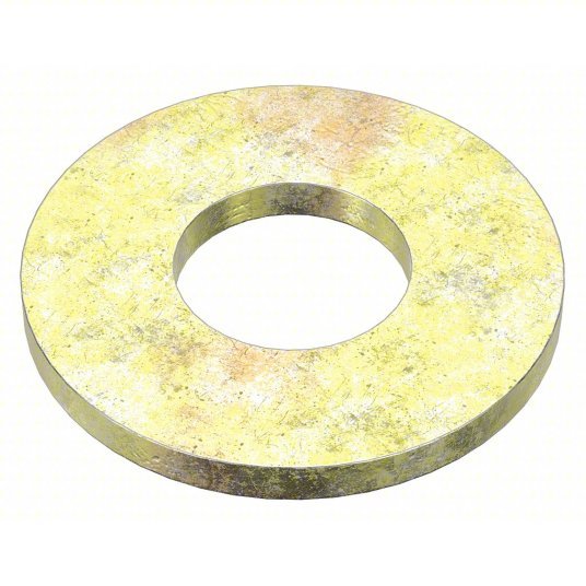 HU-0500USSHZYBAGGR USS Washer For Screw Size 1/2 in, Steel, Through Hardened, Zinc Yellow, 0.563 in In Dia, 25 PK