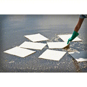 Brady SPC BPO200 Sorbents, 34 gal/pk, 21 oz/pad, Oil Absorbed, White, Polypropylene, 200 PK