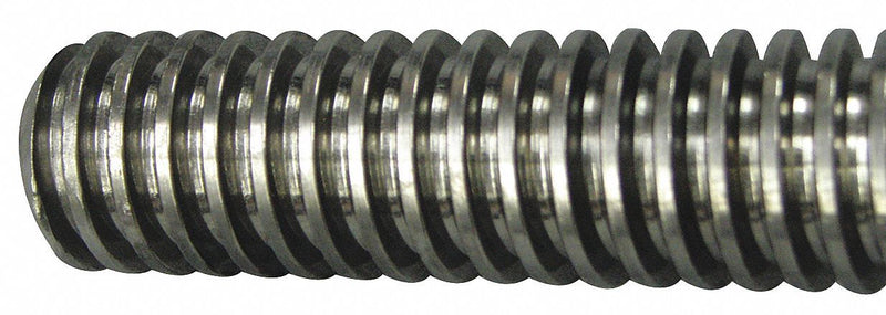 Approved Vendor 44937 Screw, 3/4"-6 Thread Size, 6 ft Lg, Steel, Grade 2, Plain