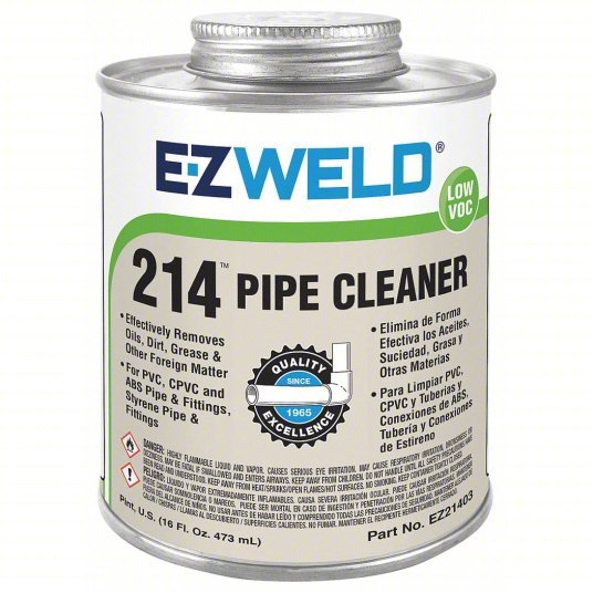 EZ Weld 21403 Surface Cleaner 214, 16 oz, Can, Clear