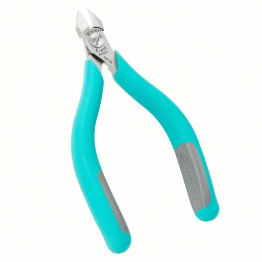 Erem 2477E Diagonal Cutting Plier Insulated, Flush, Pointed, 1/2 in Jaw Lg, 1/4 in Jaw Wd, 6 in Overall Lg
