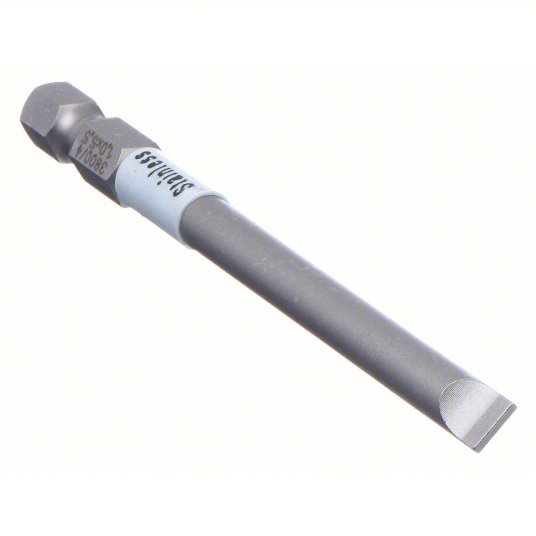 Wera 05071080001 Power Bit 3 1/2 in Overall Bit Lg, 1/4 in Hex Shank Size, Hex Shank, Stainless Steel
