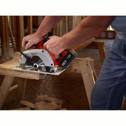 Milwaukee 2630-20 Circular Saw 6 1/2 in Blade Dia., Left, 2 1/8 in Max. Cutting Dp @ 0 Deg., 0° to 45° Left, 18V DC