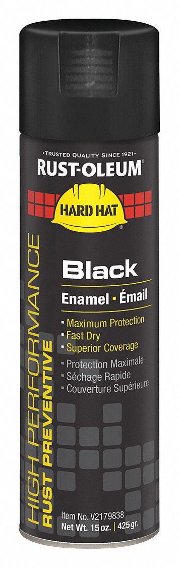 Rust-Oleum V2179838 High Performance Spray Paint, Premium Spray Paints, Gen Purpose Spray Paint, Black, Gloss