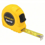 Stanley 30-496 Tape Measure Inch/Metric, Nonmagnetic Single Hook Tip, Plastic, 16 ft / 5 m, Std Blade