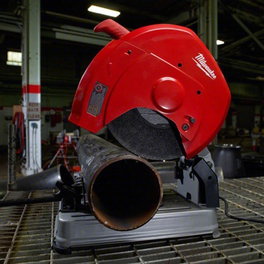 Milwaukee 6177-20 Chop Saw 14 in Blade Dia., 3,900 RPM Max. Blade Speed, 5 in Round Cut Capacity @ 0 Deg.