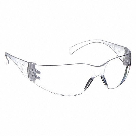 3M 11228-00000-100 Virtua Safety Glasses, Uncoated, Frameless, Wraparound, Clear Lens - Redwood.KV5JDW7