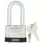 Abus 41HB/50 KD Keyed Padlock, Open, Square Recycled Steel Body, Hardened Steel Shackle, 15/16 in W