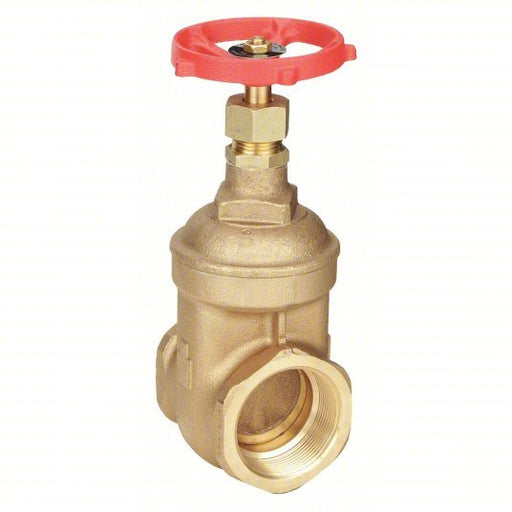 Milwaukee Valve 105 2" Gate Valve 2 in, Bronze, Non-Rising, FNPT x FNPT, 200 psi Max. Pressure (CWP)