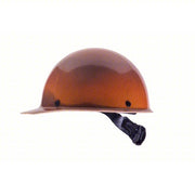 MSA 482002 Hard Hat Tan, No Graphics, Ratchet (4-Point), Ratchet, Phenolic, Welding Helmet Attachment Lugs