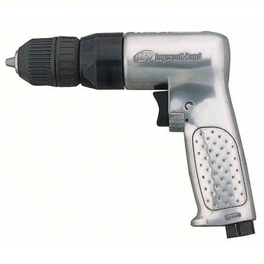 Ingersoll Rand 7802RAKC Drill 3/8 in Chuck Size, Gen Duty, 2,000 RPM Free Speed, 0.5 hp, Keyless, Reversible