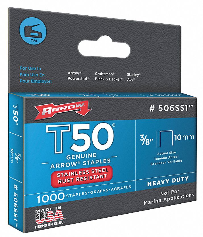 Arrow 506SS1 T50 Heavy Duty Staples