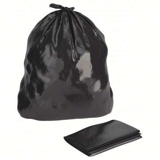 Ability One 8105-01-534-6826 Pest-Repellent Trash Bag 55 gal, 37 in Wd, 52 in Ht, 2 mil, Black, 65 PK