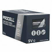 Duracell Procell PC1604BKD Constant 9V Alkaline Battery, 9V DC, 12 Pack