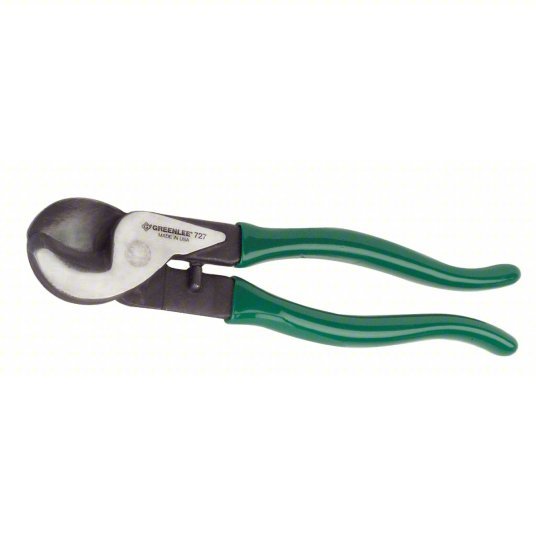 Greenlee 727 High Leverage Cable Cutter Steel Handle, Shear, For 2 AWG Max Dia Aluminum Electric Cable