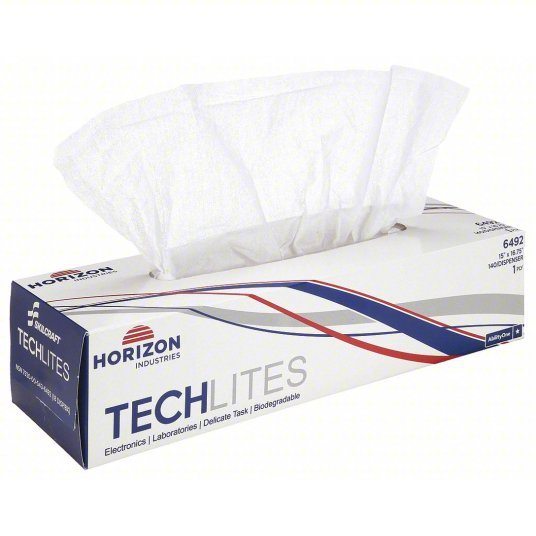 Ability One 7920-00-543-6492 Dry Wipe Dispenser Box, White PK18