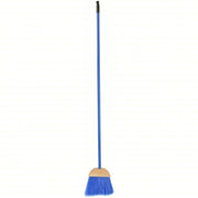 Ability One 7920-01-458-8208 Angle Broom 7 in Sweep Face, Medium, Synthetic, Blue Bristle, 5 in Bristle Lg, Aluminum