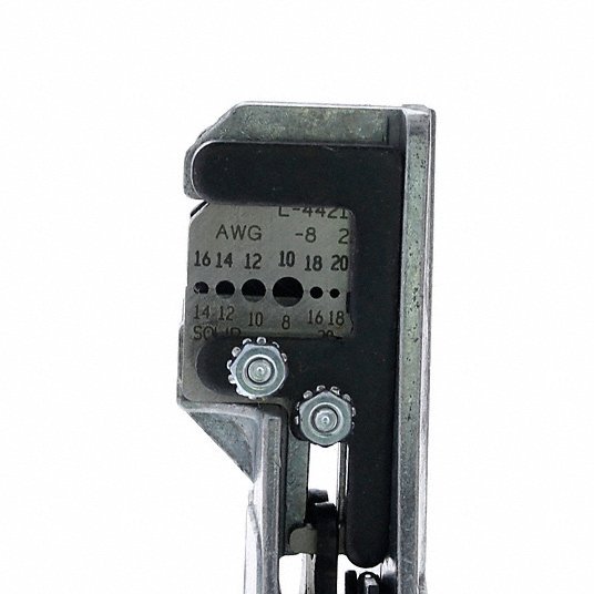 Ideal 45-092 Wire Stripper 22 AWG to 10 AWG, 7 in Overall Lg, Std Cushion Grip, 22 AWG to 10 AWG, 6 - 8 in