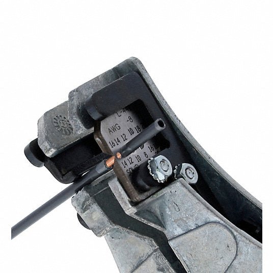 Ideal 45-092 Wire Stripper 22 AWG to 10 AWG, 7 in Overall Lg, Std Cushion Grip, 22 AWG to 10 AWG, 6 - 8 in