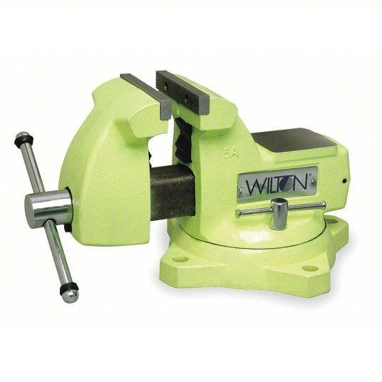 Wilton 1560 Combination Vise Std Duty, Enclosed, High Vis, 6 in Jaw Face Wd, 5 3/4 in Max Jaw Opening