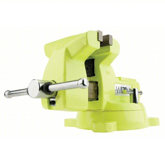 Wilton 1560 Combination Vise Std Duty, Enclosed, High Vis, 6 in Jaw Face Wd, 5 3/4 in Max Jaw Opening