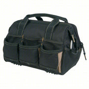 CLC 15331533 Tool Bag Polyester, 21 Pockets, 12 in Overall Wd, 8 in Overall Dp, 9 in Overall Ht, Black