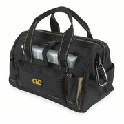 CLC 15331533 Tool Bag Polyester, 21 Pockets, 12 in Overall Wd, 8 in Overall Dp, 9 in Overall Ht, Black