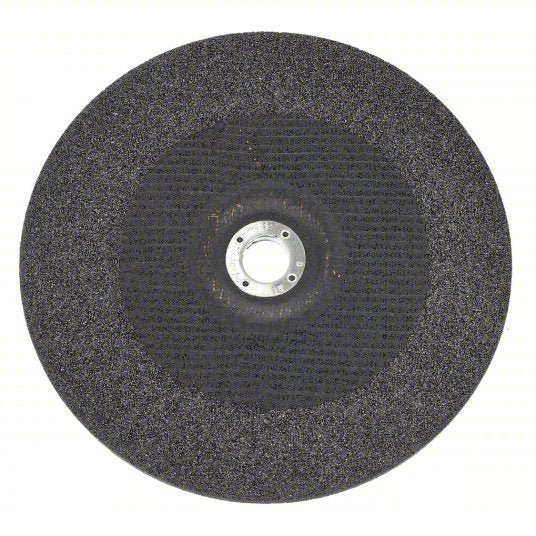 SAIT 24225 Depressed Center Grinding Wheel Type 27, 7 in x 1/4 in x 7/8 in, Aluminum Oxide, 24 Grit