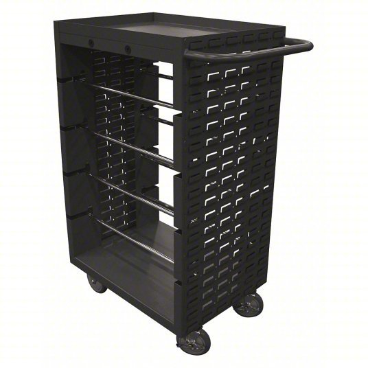 Redwood MWSR8-LP-95 Wire-Spool Dispensing Storage Cart 1,200 lb Load Capacity, 8 Spindles