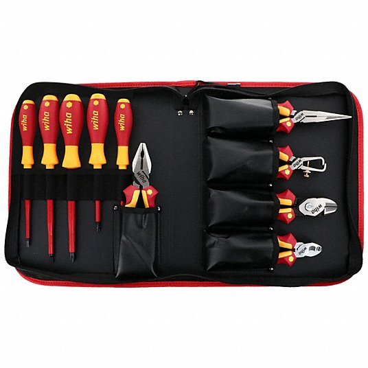 Wiha 32891 Insulated Tool Set, 10 pc.