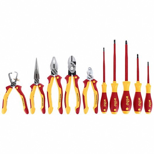 Wiha 32891 Insulated Tool Set, 10 pc.